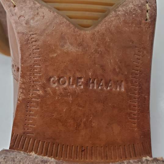 Cole Haan Men's Cambridge Dark Brown Walnut Leather Wingtip Oxfords Size 8.5 image number 7