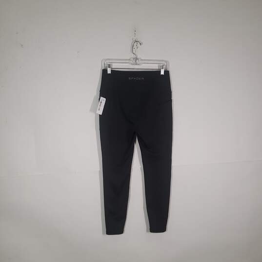 Womens Pockets Pull-On Activewear Compression Leggings Size Medium image number 2