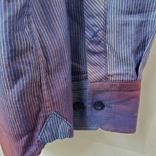 Tommy Bahama Cotton/Silk Multicolor LS Button Up Shirt Men's LG image number 3