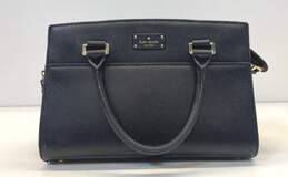 Kate Spade Leather Grove Street Small Caley Satchel Black
