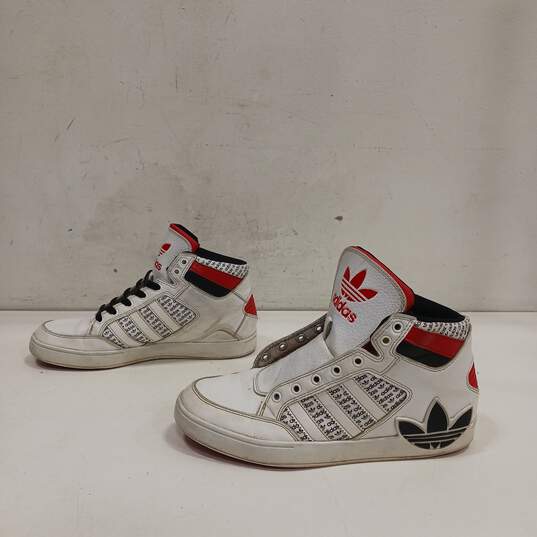 Adidas Hardcourt Shoes White/Black/Red Women's Size 7 image number 2