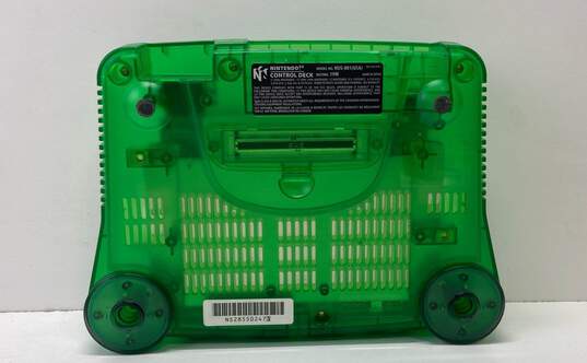 Nintendo N64 Console w/ Accessories- Jungle Green image number 8