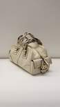 COACH 10048 Mia Ivory Leather Braided Satchel Bag image number 8