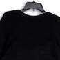 NWT Womens Black V-Neck Long Sleeve Knit Full-Zip Sweater Size 22/24 image number 4