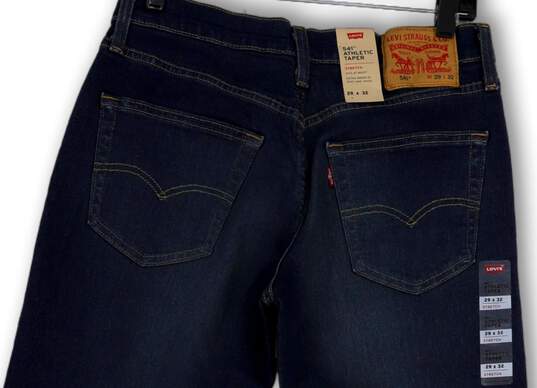 NWT Mens Blue Denim 541 Athletic Stretch Pockets Tapered Leg Jeans Size 29x32 image number 4