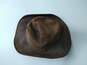 Men's Minnetonka Brown Western Style Leather Hat image number 4