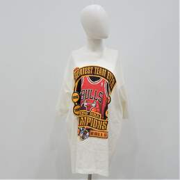 Vintage Chicago Bulls 1996 NBA Champions Greatest Team Ever T-Shirt Size Unisex XL alternative image