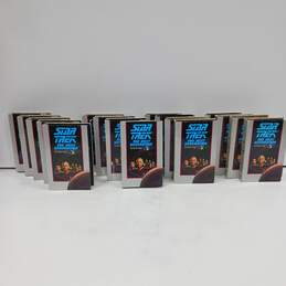 Bundle of 17 Assorted Vintage Star Trek The Next Generation VHS Tapes
