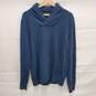 Banana Republic Italian Yarn MN's Merino Wool Dark Blue Sweater Size M image number 1