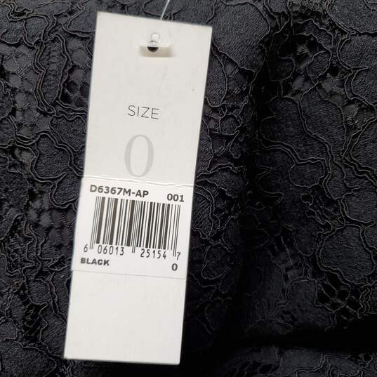Donna Morgan Women's Jumpsuit Black Size 0 Cropped Floral Lace image number 5