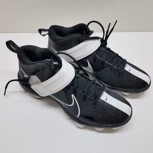 Nike Force Trout 7 black and white baseball cleats men's 11 image number 3