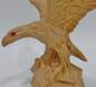 Eagle Resin Sculpture Figurine Mexico  w/ Red Eyes 13 Inch Wingspan image number 2