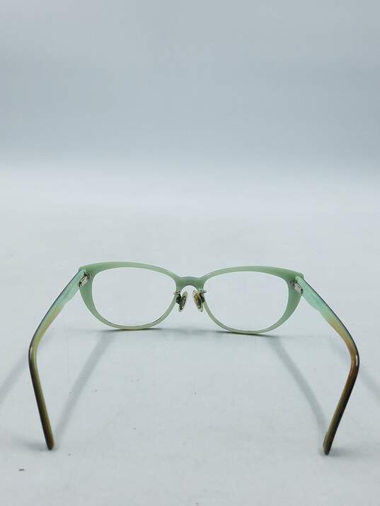 Lulu Guinness Tortoise Oval Eyeglasses image number 3
