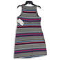 NWT Womens Multicolor Santorini Thera Sleeveless Pullover Tank Dress Size L image number 2