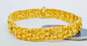Stunning 14K Yellow Gold Chunky Textured Panel Bracelet 50.7g image number 1
