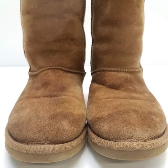 UGG Classic Tall Sheepskin Women's Boots Tan Size 6 image number 7