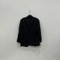 Mens Black Long Sleeve Noch Collared Three Button Blazer With Pants Size 36W image number 2