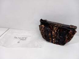 Miche Megan Leopard Print Demi Handbag Shell