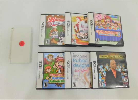 Nintendo DS Lite, 6 Games image number 1
