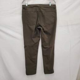 Lululemon Men's Athletica Forest Green 100% Polyester Trousers Size 34 x 34 alternative image