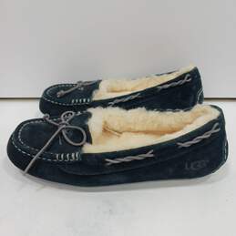UGG Black Suede Slippers Women's Size 7