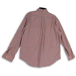 Mens Multicolor Plaid Long Sleeve Collared Button-Up Shirt Size X-Large alternative image