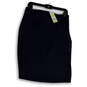 NWT Womens Blue Elastic Waist Pull-On Straight & Pencil Skirt Size M image number 1