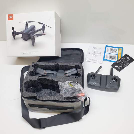 SHR/C Hobby Mevic Air H6 Black Fly Drone W/Controller + Box Untested P/R image number 1