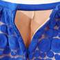 Anthropologie Eva Franco Blue Tan Midi Skirt Women's 8 image number 3
