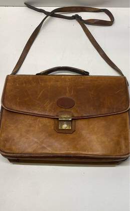 Vintage Landy Western Leather Attache Case