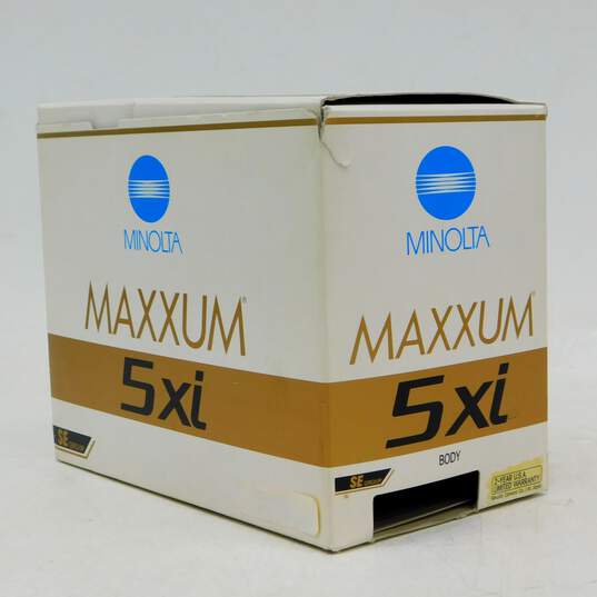 Minolta Maxxum 5xi 35mm Film Camera Body Only IOB image number 11