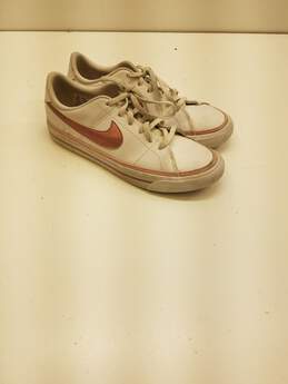 Nike Court Legacy (GS) Athletic Shoes White Pink Glaze DA5380-110 Size 6.5Y Women's Size 8