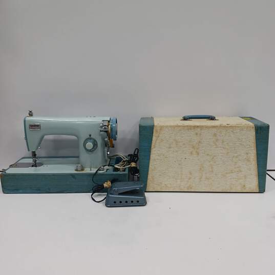 Vintage Brother Project 1361 Sewing Machine with Foot Pedal & Case image number 1