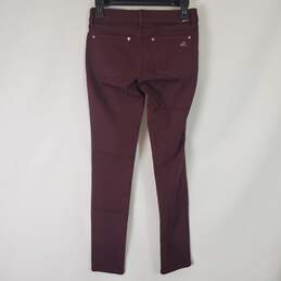 DL1961 Women Emma Maroon Jeans Sz 25 alternative image