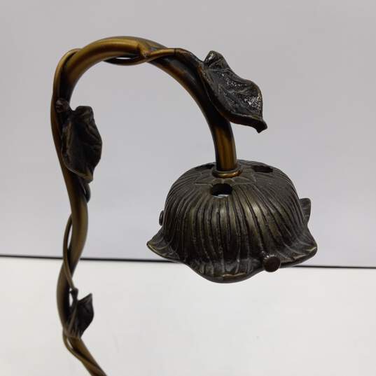 Vintage Brass Cherub Lamp image number 8