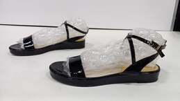 Michael Kors Women's Black Patent Leather Platform Sandal Size 9