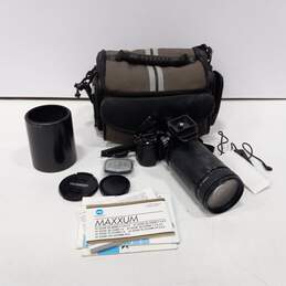 Minolta Maxxum 3xi Film Camera With Accessories In Case/Bag