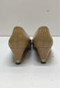 Tory Burch Patent Leather Wedge Heels Beige 7 image number 4
