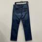 Womens Blue Denim Medium Wash Stretch Slim Fit Straight Jeans Size 10 image number 2