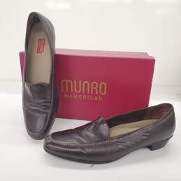 Munro Lauren Brown Leather Loafers Women's Size 11M