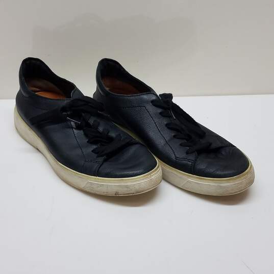 Ecco Black Leather Sneakers Men's Size 8 image number 1