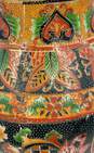 Oriental Ceramic Floor Vase 24 Inch Tall Asian Mural Floor Vase image number 8