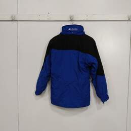 Vintage Mens Blue Black Long Sleeve Pockets Windbreaker Jacket Size XS alternative image