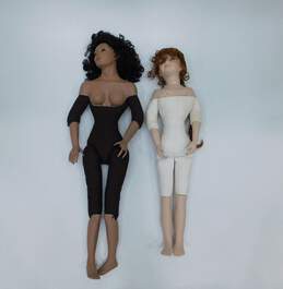 2 Vintage Laurie Rea Porcelain Dolls