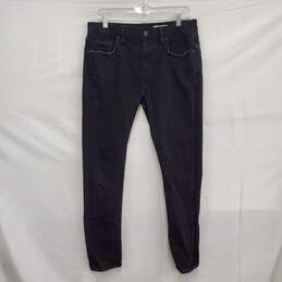 ALL Saints MN's Cotton Polyester Black Jeans Size 32 x 30