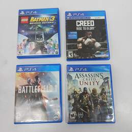 PlayStation 4 Video Games Assorted 4pc Lot