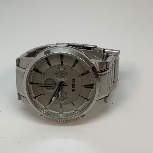 Designer Fossil FS-4359 Stainless Steel Round Chronograph Analog Wristwatch image number 2