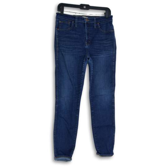 Madewell Womens Blue Denim Medium Wash Stretch Skinny Jeans Size 29 image number 1