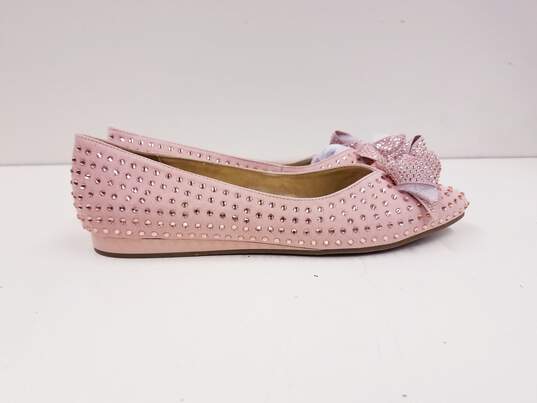 Kenneth Cole Reaction Lucie Jewel Bow Flats Pink 8 image number 3