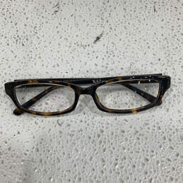 Womens RB5041 Brown Full Rim Rectangular Reading Glasses With Case